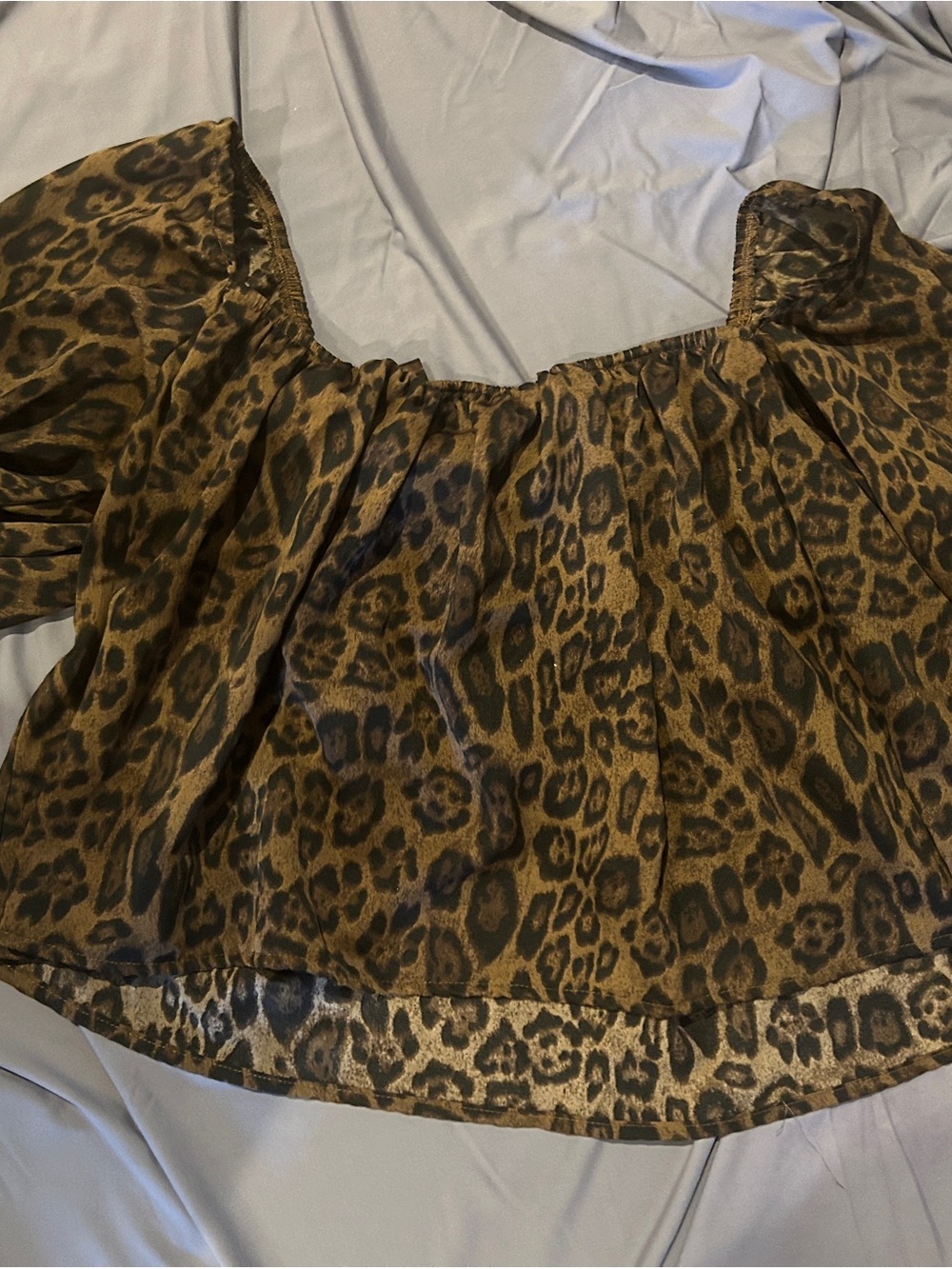 Missguided+ Brown Leopard Print Blouse